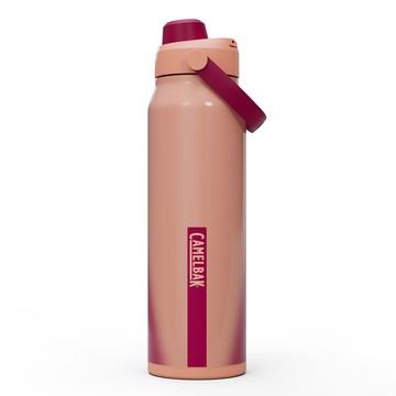 【墾趣】CAMELBAK 1000ml Chug 不鏽鋼彈蓋運動保溫瓶(保冰) 柔霧粉