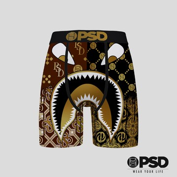 【PSD Underwear 官方旗艦店】 WARFACE- 平口四角褲 -金霸子-金色