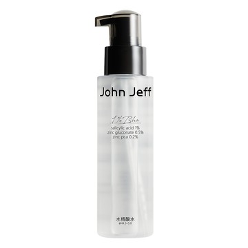 John Jeff 水楊酸爽膚水化妝水 控油淨毛孔 適合痘痘肌油性肌