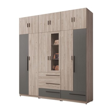 【H&D東稻家居】華沙7.5尺高衣櫥/收納衣櫃(THY2-04700)