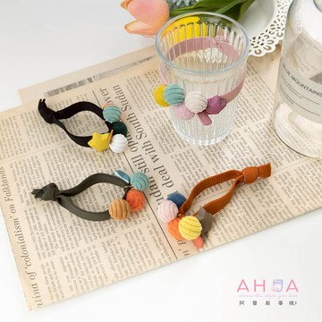 韓系女裝配件 日系絨感綁繩髮帶 E0091