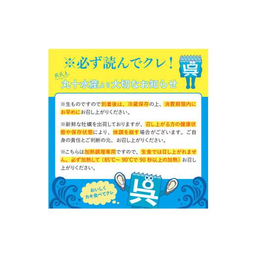 ふるさと納税 広島県 呉市 丸十水産 広島ブランド牡蠣 かき小町 ガンガン焼き 約2kg (10〜14個)