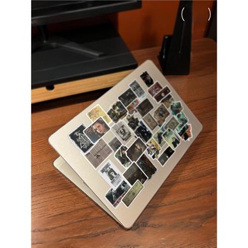 原色工場適用于蘋果筆記本macbookair15/13電腦外殼復古貼紙新款pro14M3個性霍格沃茲貼紙套裝哈迷魔法世界