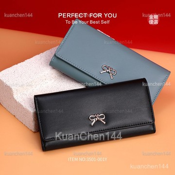 皮夾女 零錢包 卡包 女皮夾 卡包女 多卡位 大容量 新款女士錢包韓係手抓包女高級感大容量蝴蝶結超縴皮質長款錢包