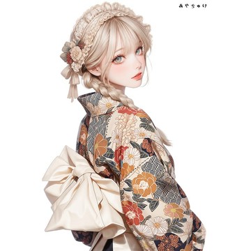 【9 月新作】07-141-0108 人物貼紙 幻想復古浪漫喫茶