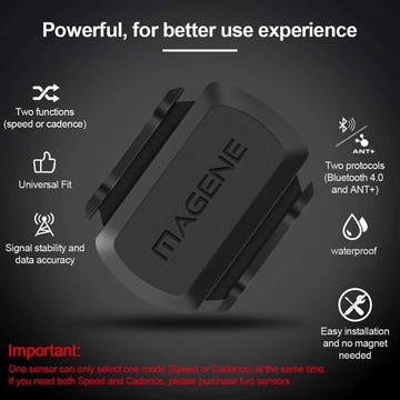 magene Computer ANT+ Speed and Cadence Dual sensor bike spee
