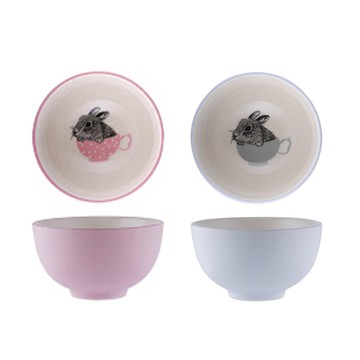 BLOOMINGVILLE - 動物-兔子小餐碗-2入