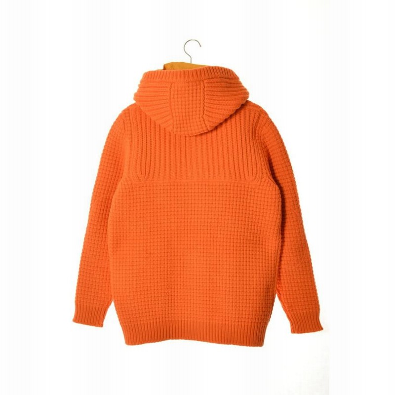 ■Bark　ダッフルコート ニット　オレンジ Bark ニット ダッフル コート M オレンジ バーク | LINEブランド