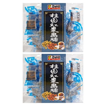 台灣尋味錄 桂圓紅棗黑糖  10g  20顆  2盒