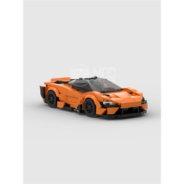 moc積木創意國產拼裝邁凱倫765lt 720S跑車模型speed系列8格車