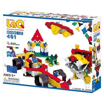 LaQ 基礎拼圖 401 650片 益智積木玩具  多色  1盒