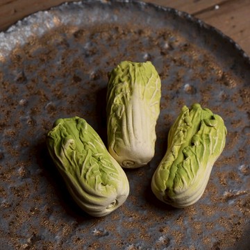 純手工紫砂小白菜 百財擺件宜興小擺設茶桌茶寵陶瓷創意個性仿真