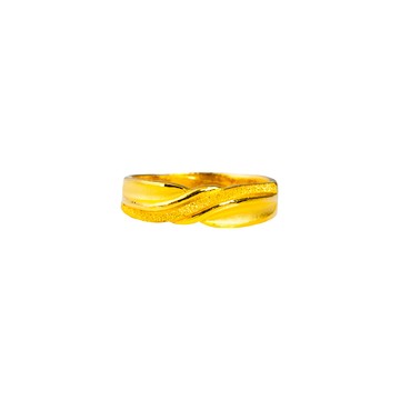 Jove gold 漾金飾 和你在一起黃金女戒指