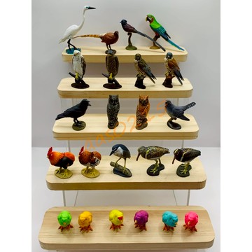 老吉科🌲日本絕版 Furuta フルタ製菓 日本動物 北陸製果 鳥 老鷹 鶴 小雞 公雞 貓頭鷹 鳥類 擬真動物 公仔