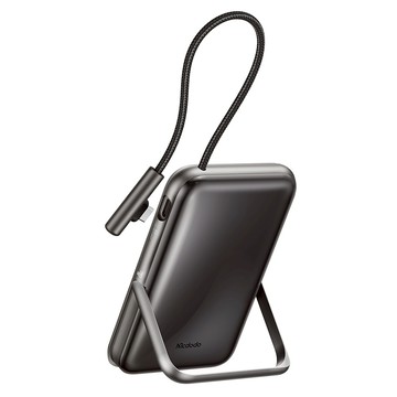 Mcdodo 麥多多 10000Mah 磁吸無線折疊支架式行動電源 20W Type-C MagSafe 無線充電  黑色  1個