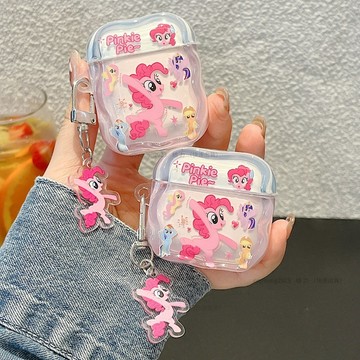 適用於 AirPods pro3 耳機保護套 卡通小馬寶莉 蘋果耳機 pro2 pro 4代 2代 3代 耳機保護殼
