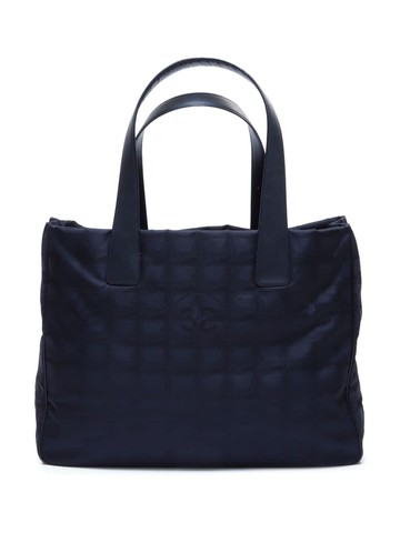 CHANEL Pre-Owned - 2004 Travel line tote bag - women - Nylon - One Size - Black