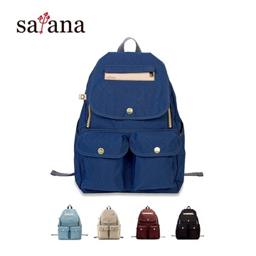 【satana】Soldier 多功能拉鍊後背包-多色 (SOS1465)｜雙肩背包 出國後背包 過夜包