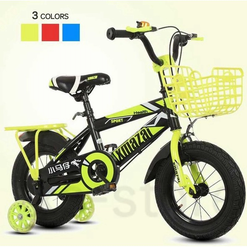 子供用自転車 児童用 バイク 男の子 女の子 自転車 超軽量炭素鋼合金 キッズ おしゃれでカッコいい ジュニア用自転車 幼児自転車 12 18インチ 補助輪付き 通販 Lineポイント最大get Lineショッピング