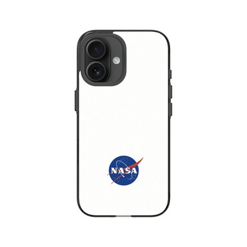 iPhone 16 Clear (相機按鈕) 酷墨灰 - NASA - Meatball (White)
