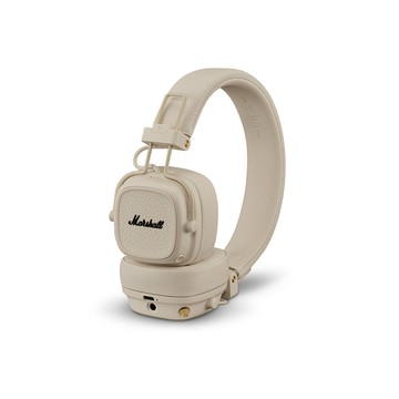 Marshall Major V 藍牙耳罩式耳機-第五代奶油白