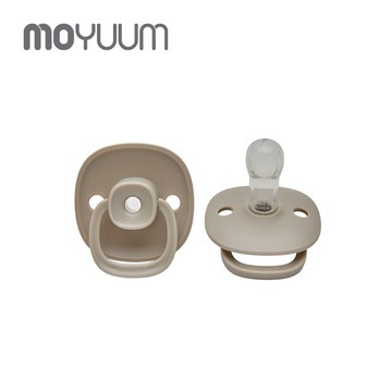 韓國 MOYUUM - 母乳實感辛奇奶嘴-6M+-灰色