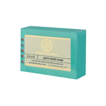 印度 Khadi 草本薄荷手工精油香皂125g 優惠價:55元｜岡山戀香水