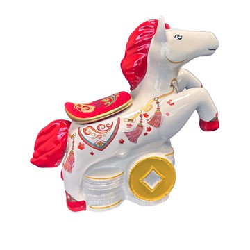 昇恆昌｜免稅獨家2026年立馬探吉經典白瓷罐年節禮盒