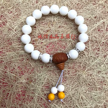 天然白貝殼手鏈手串