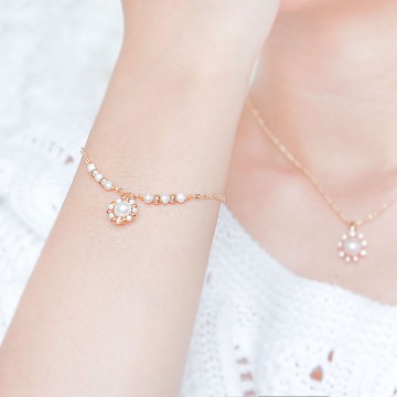 Giftest 淡水珍珠 / 黎明的光 基督教耶穌福音手鍊手鏈珍珠B7