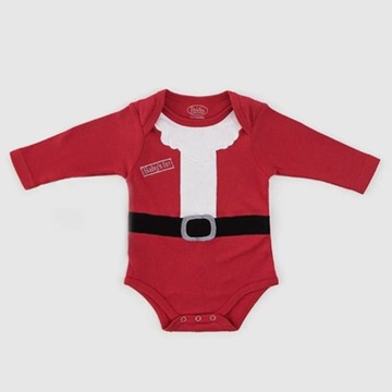 美國Frenchie MC - 嬰兒連身衣-聖誕老人