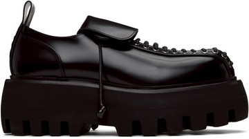 McQueen 黑色 Sofa Lace Up 德比鞋