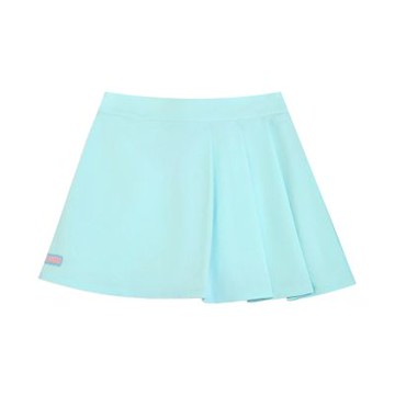 Puma 短裙 PT Logo Skirt 水藍 百褶 裙子 亞版 63312296