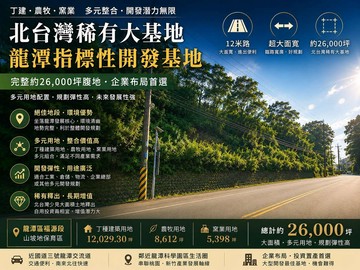 近龍潭高原交流道✩★萬坪工業大基地✩★｜桃園市龍潭區福源段