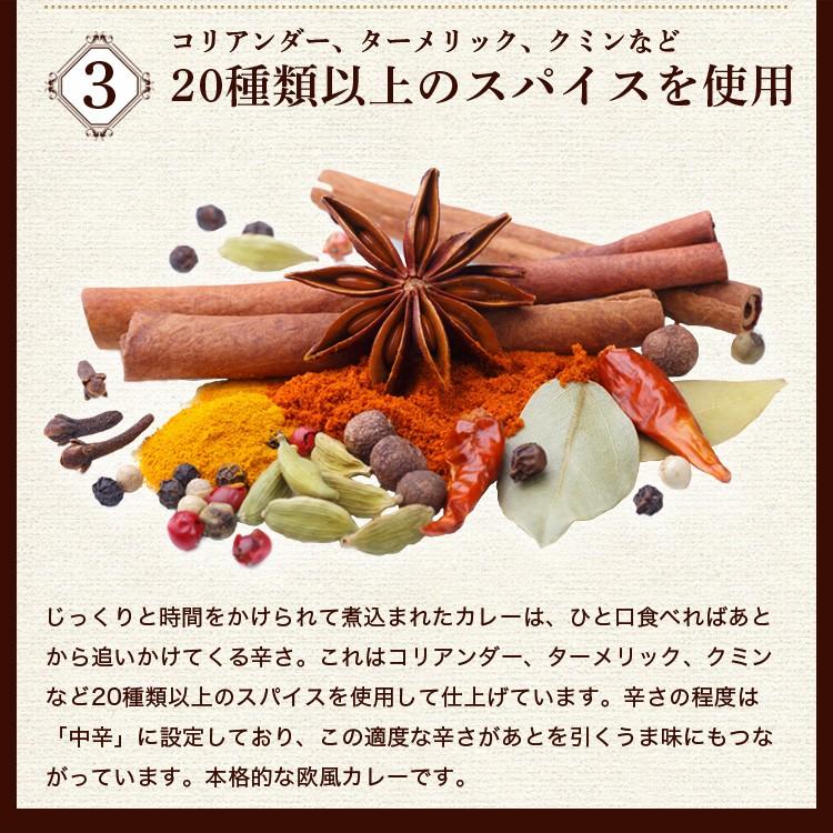 レトルトカレー 松蔵ふらんす亭 伝説の ビーフカレー レトルト カレー 180g×4パック 送料無料