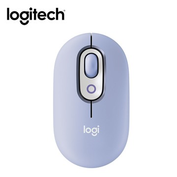 【Logitech 羅技】POP MOUSE 無線藍牙滑鼠 - 薰衣紫