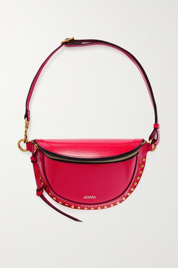 Isabel Marant - Skano Studded Leather Belt Bag - Red - one size
