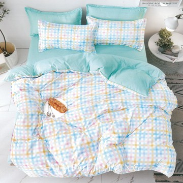 (無被套)新絲柔棉系列-三件式床包枕套組 / 波希米亞