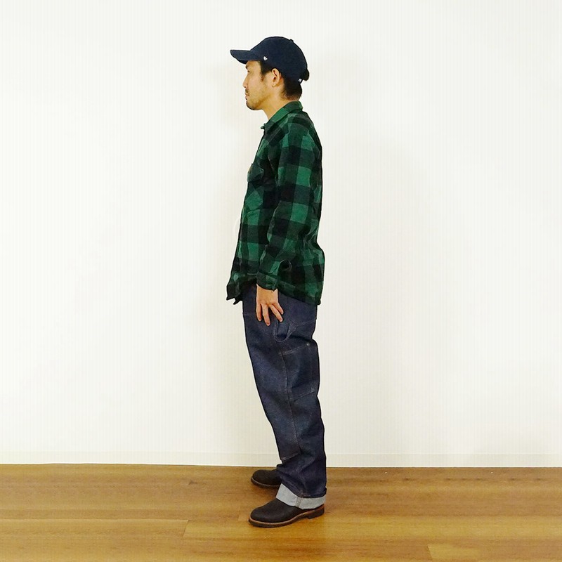 キー KEY ダブルフロント デニム ロガー ダンガリー パンツ