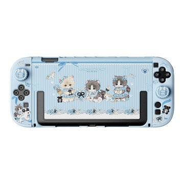 PMW Play my way Switch2用殼 全硬殼 + 搖桿帽  愛麗絲小貓  1套  PW0003