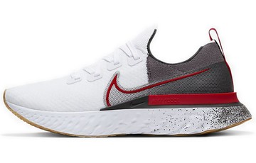REACT INFINITY RUN FLYKNIT WHITE UNIVERSITY RED