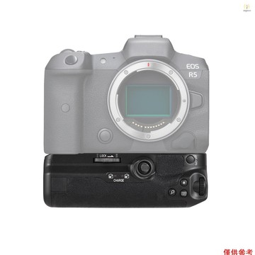 BG-R10 立式電池手柄座,帶雙電池槽,兼容佳能 EOS R5/R6/R5C/R6 mark ii T1V