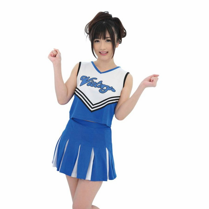 コスプレ衣装 マイチアガール 赤 スカイチア 青 チアリーダー