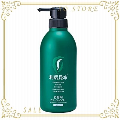 自然派clubサスティ 利尻カラーシャンプー (ブラック) 500ml 大容量サイズ