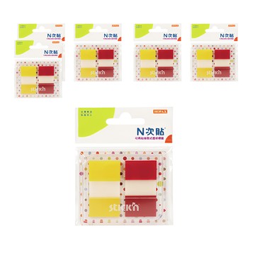 N次貼 透明標籤 抽取式  45 x 25mm  6包  1組