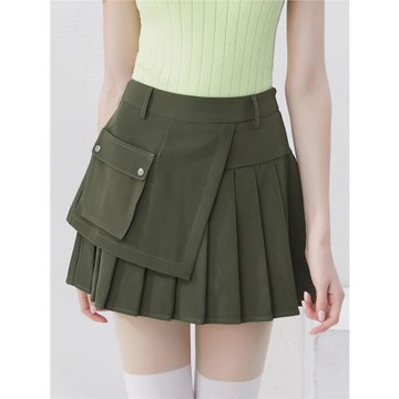 清冷系女裙網球短裙夏季女裝韓版裙子速干半身裙防走光A字百褶裙