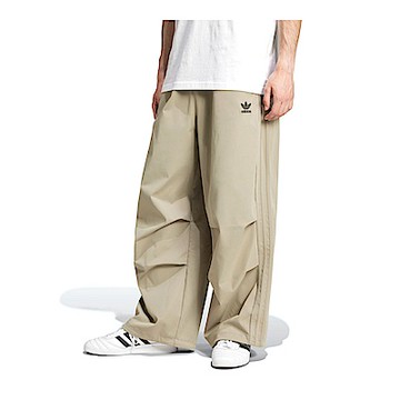 Adidas Parachute Pant IZ4849 男 長褲 運動 休閒 三葉草 寬鬆 簡約 卡其