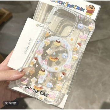 適用於蘋果手機殼17PRO MAX 16 15 14 13 12 11 小動物與食物 磁吸殼 防摔保護殼 X XS XR