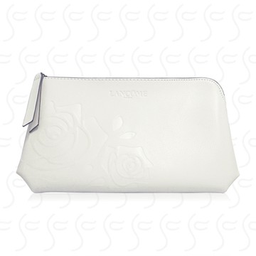 LANCOME蘭蔻 玫瑰印花皮革化妝包