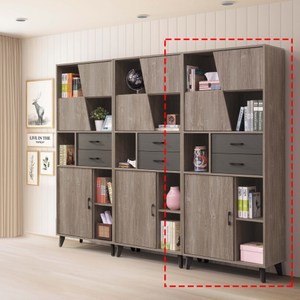 奧蘭多2.7尺系統式書櫃